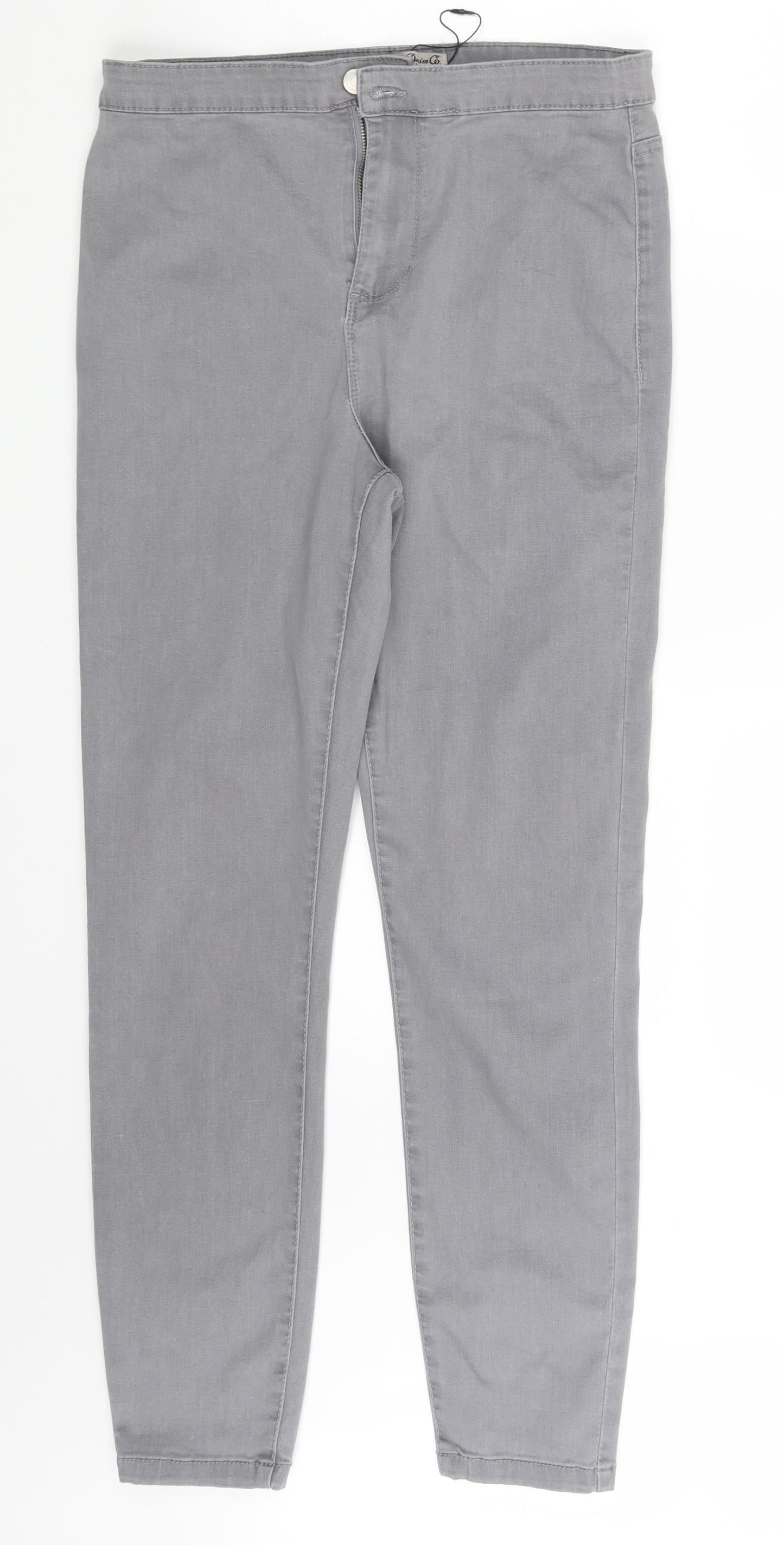Womens UK Size 14 Denim & Co.  Jegging Grey Leggings