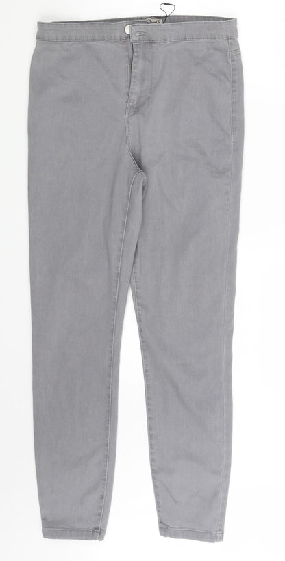 Womens UK Size 14 Denim & Co.  Jegging Grey Leggings