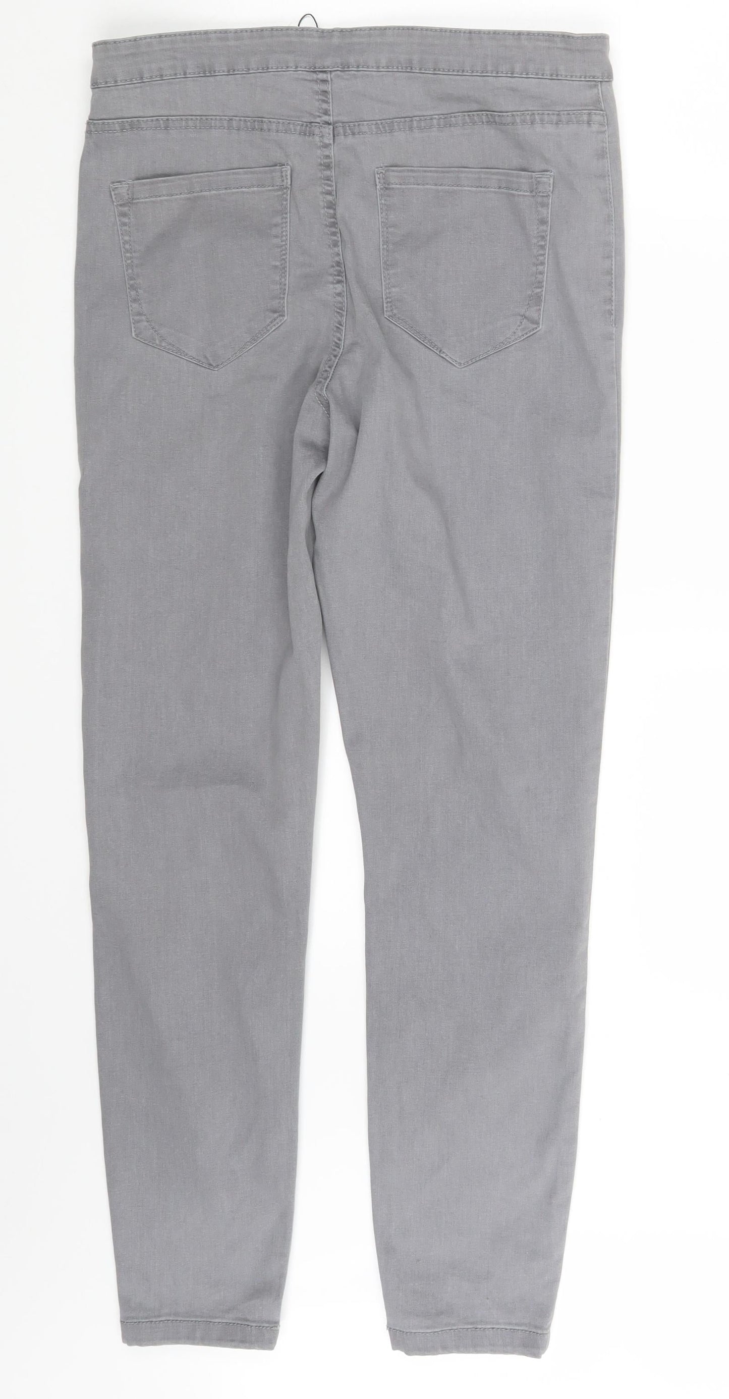 Womens UK Size 14 Denim & Co.  Jegging Grey Leggings