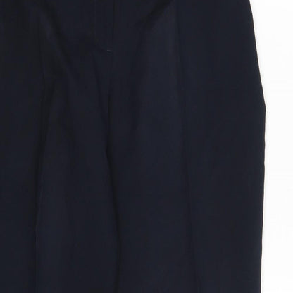 Womens UK Size 28 in F&F Regular Fit Dress Pants Blue Trousers