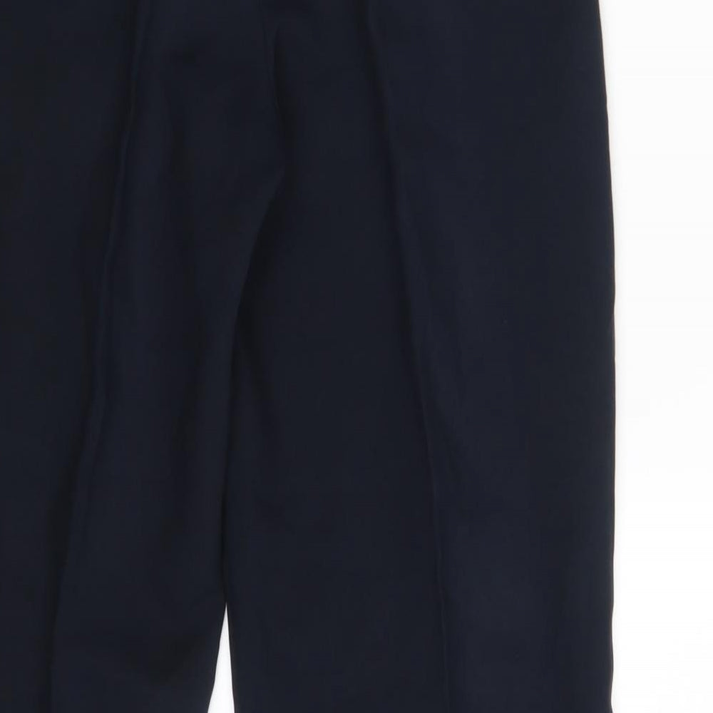 Womens UK Size 28 in F&F Regular Fit Dress Pants Blue Trousers