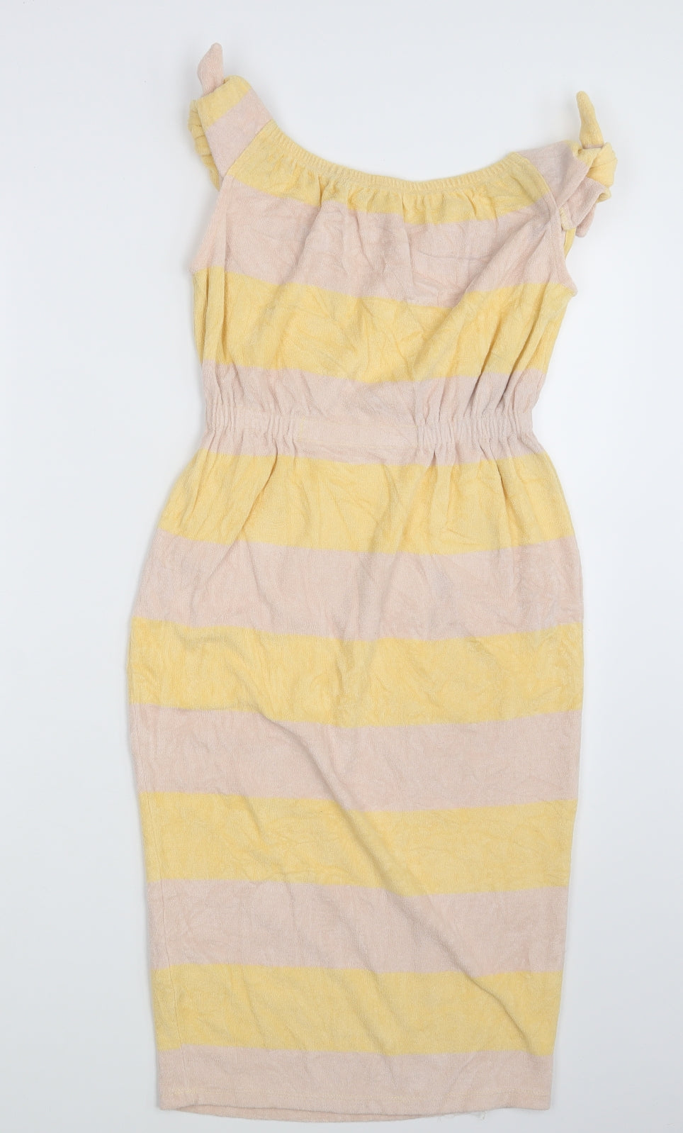 H&M Womens Pink Striped  T-Shirt Dress  Size 4