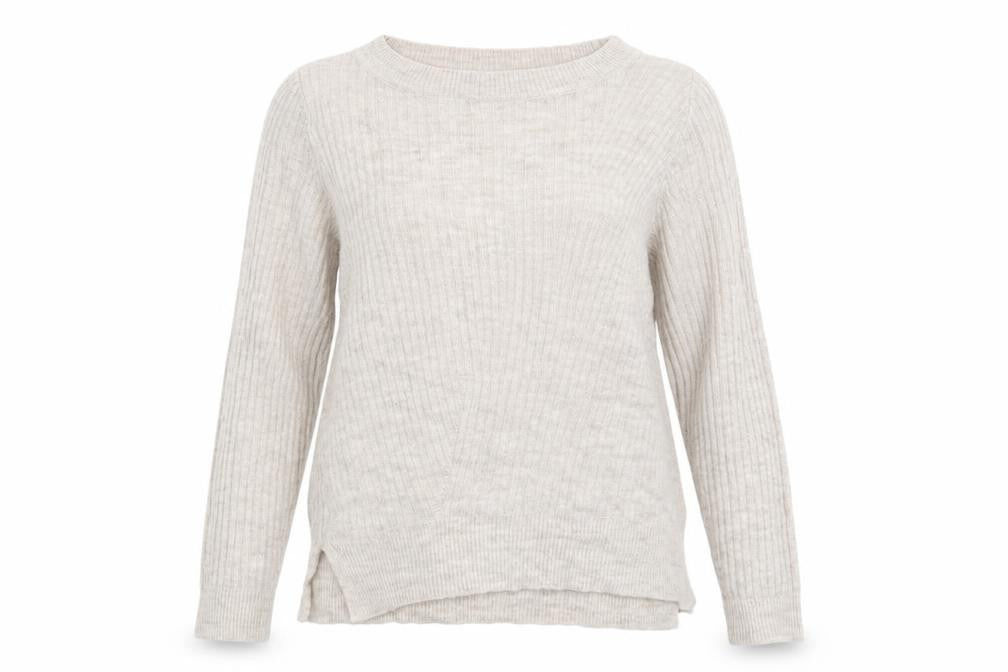 Womens UK Size 8 M&Co Beige Pullover Jumper