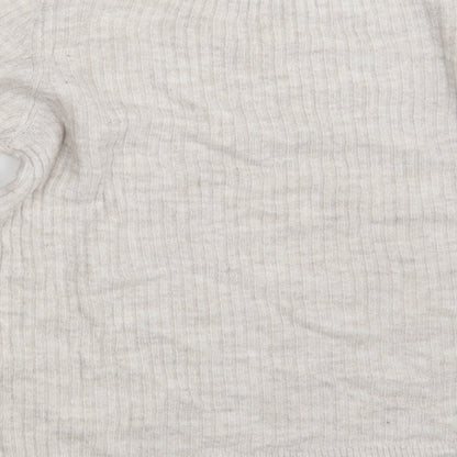 Womens UK Size 8 M&Co Beige Pullover Jumper