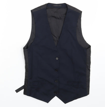 165 Mens Blue   3-in-1 Jacket Waistcoat Size 36