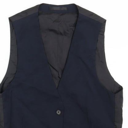 165 Mens Blue   3-in-1 Jacket Waistcoat Size 36