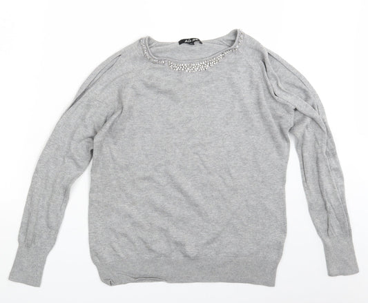 Bella Vere Womens Grey   Pullover Jumper Size 16