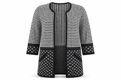 Womens UK Size 8 F&F Black Cardigan Jumper