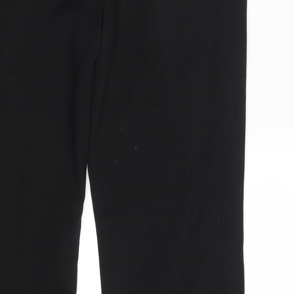 Womens UK Size 12 Warehouse Regular Fit Dress Pants Black Trousers