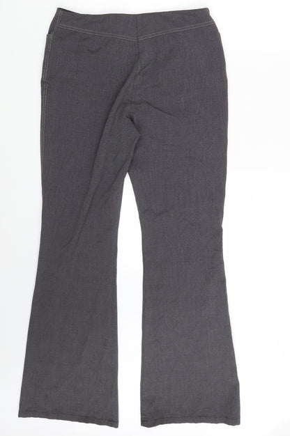 Coercion Womens Grey   Dress Pants Trousers Size 12 L30 in