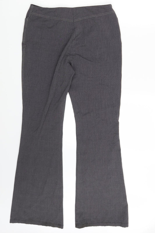 Coercion Womens Grey   Dress Pants Trousers Size 12 L30 in