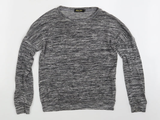 Miss Suki Womens Grey   Pullover Jumper Size M