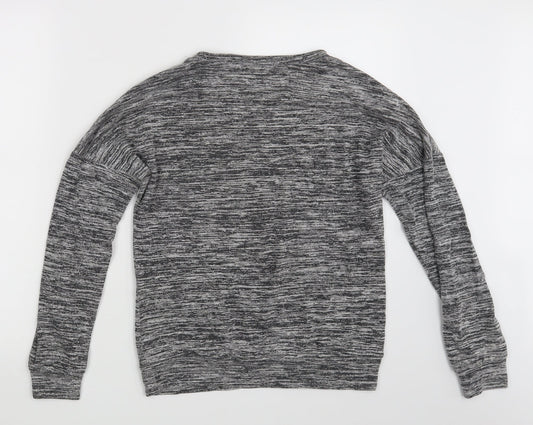 Miss Suki Womens Grey   Pullover Jumper Size M