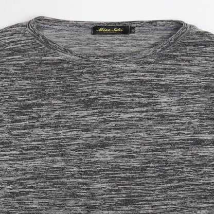 Miss Suki Womens Grey   Pullover Jumper Size M