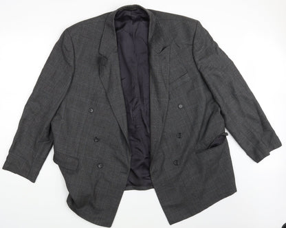 Bogart Mens Grey Check  Jacket Blazer One Size
