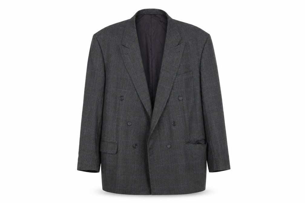 Bogart Mens Grey Check  Jacket Blazer One Size