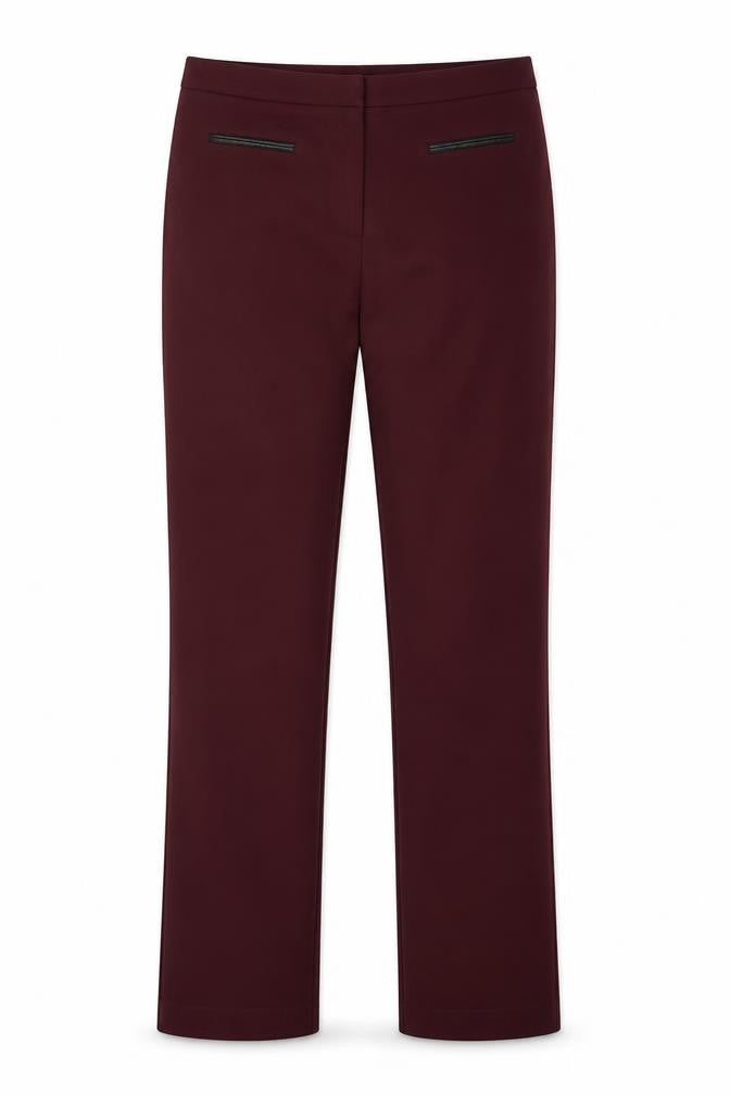 Womens UK Size 10 Epilogue Regular Fit Dress Pants Purple Trousers