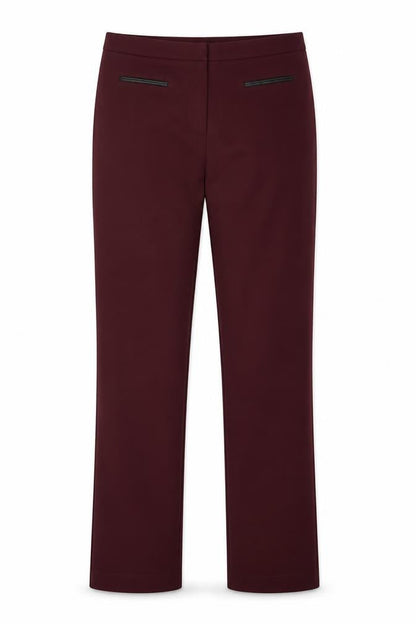 Womens UK Size 10 Epilogue Regular Fit Dress Pants Purple Trousers