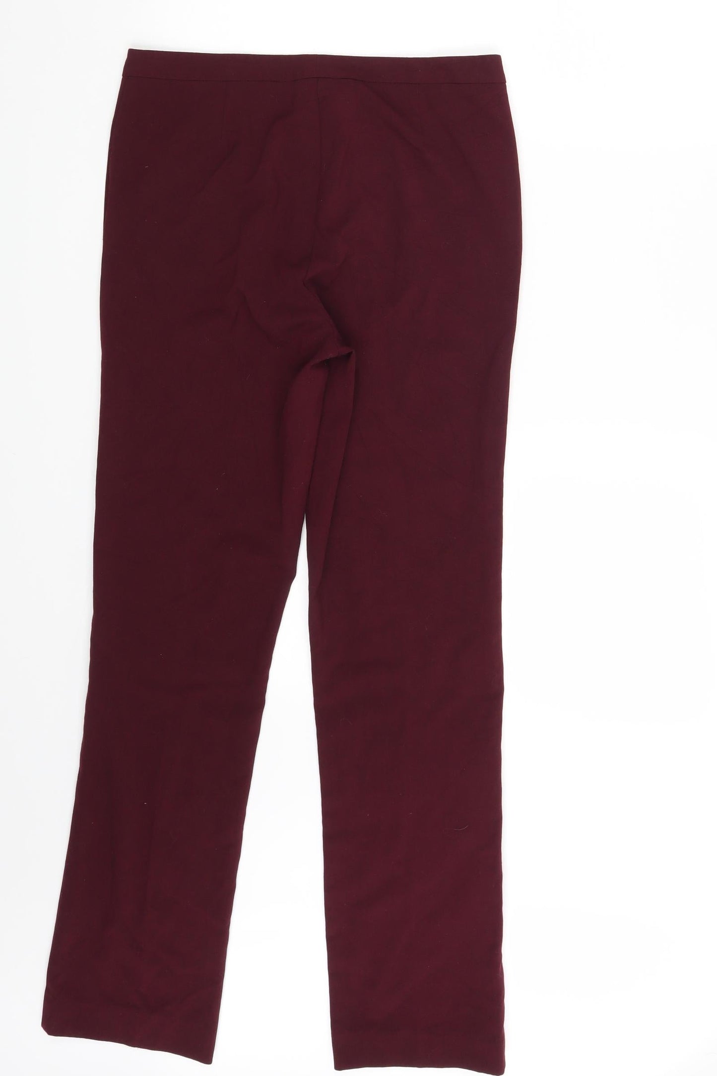 Womens UK Size 10 Epilogue Regular Fit Dress Pants Purple Trousers