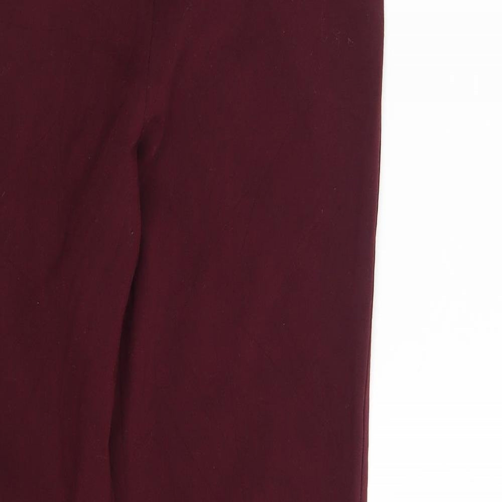 Womens UK Size 10 Epilogue Regular Fit Dress Pants Purple Trousers