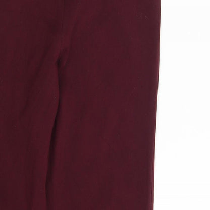 Womens UK Size 10 Epilogue Regular Fit Dress Pants Purple Trousers