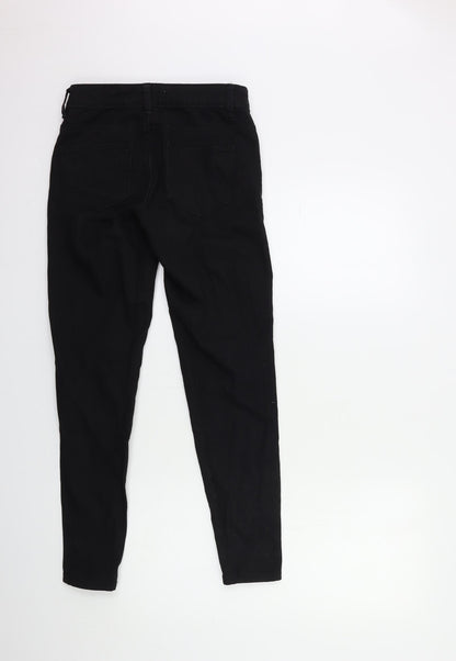 Denim & Co. Womens Black  Denim Skinny Jeans Size 6 L27 in