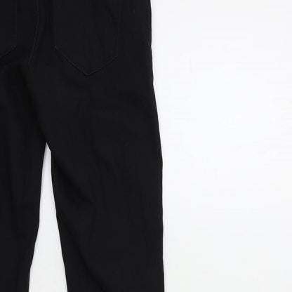 Denim & Co. Womens Black  Denim Skinny Jeans Size 6 L27 in