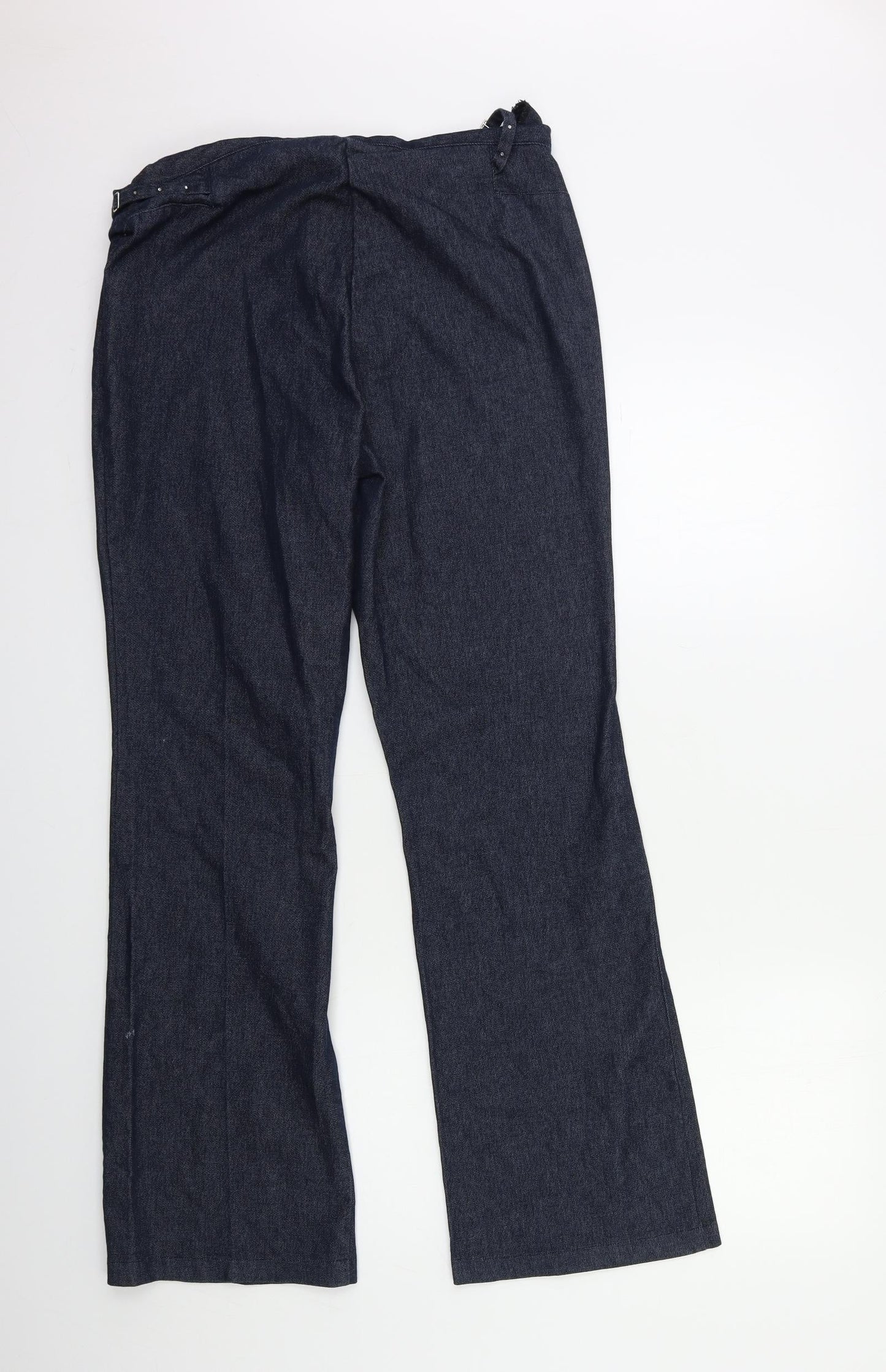 Joie de Vivre Womens Blue  Denim Flared Jeans Size 30 in L30 in