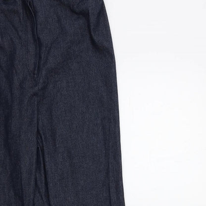 Joie de Vivre Womens Blue  Denim Flared Jeans Size 30 in L30 in