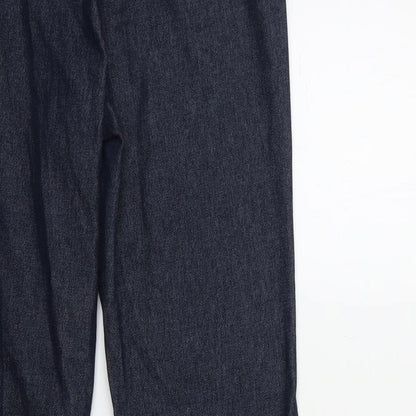 Joie de Vivre Womens Blue  Denim Flared Jeans Size 30 in L30 in