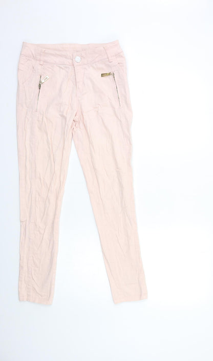 PRICE Womens Pink  Denim Skinny Jeans Size XL L27 in