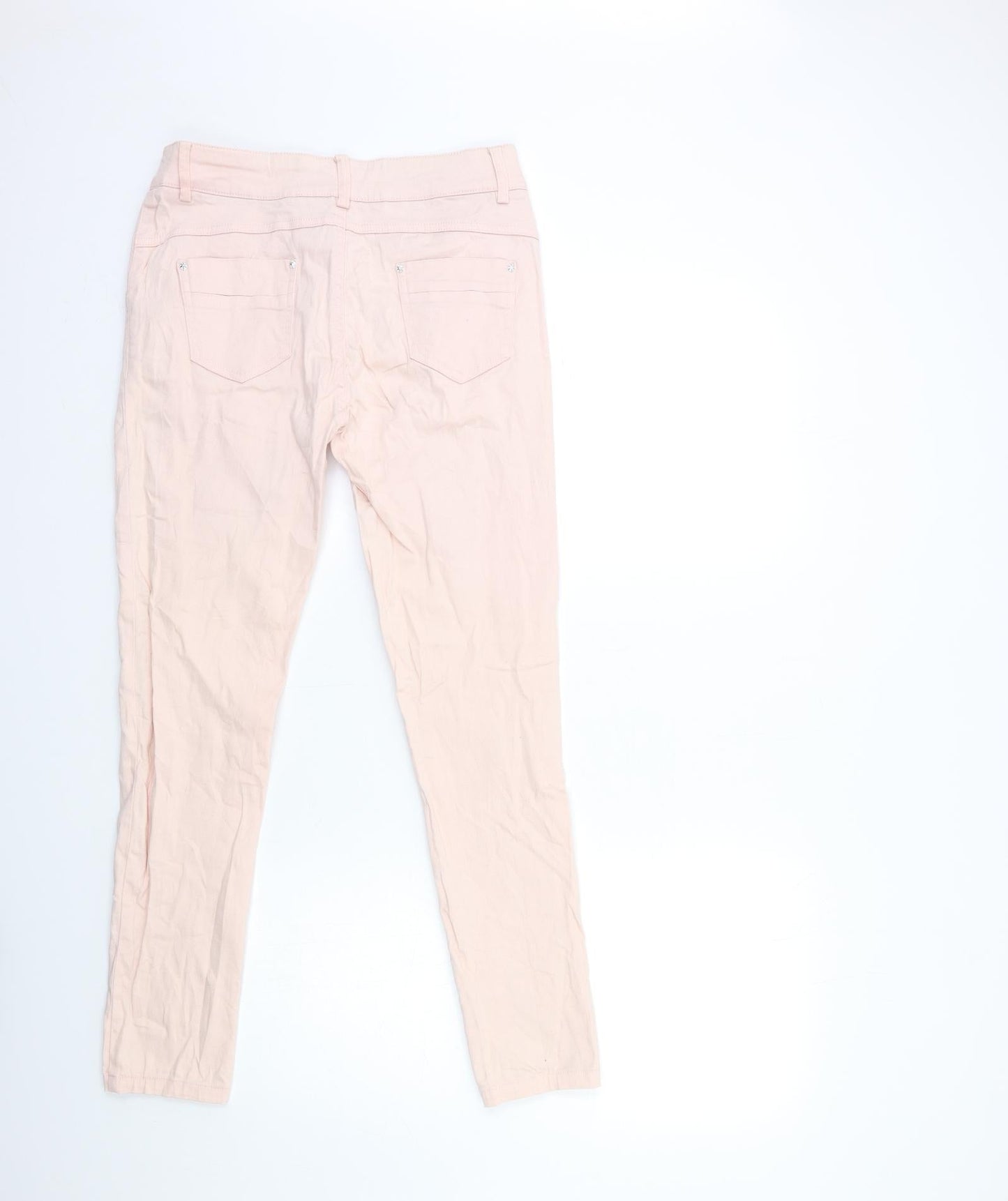 PRICE Womens Pink  Denim Skinny Jeans Size XL L27 in