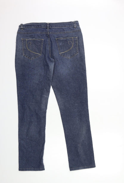 Nkd Womens Blue  Denim Skinny Jeans Size 8 L29 in