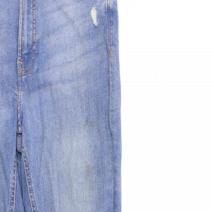 Denim & Co. Womens Blue  Denim Skinny Jeans Size 10 L27 in