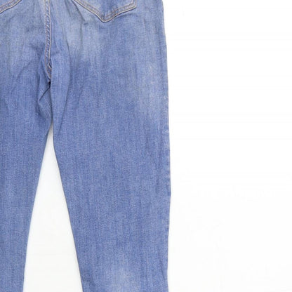 Denim & Co. Womens Blue  Denim Skinny Jeans Size 10 L27 in