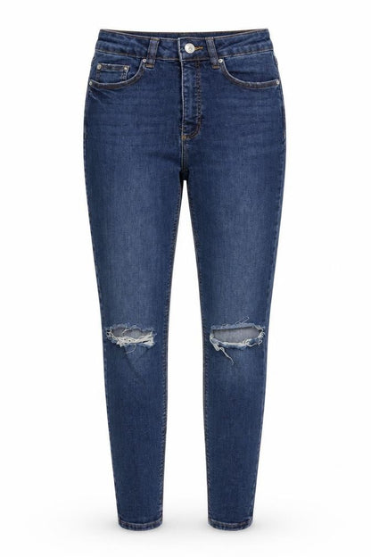 Womens UK Size 8 Denim & Co. Regular Fit Skinny Blue Jeans