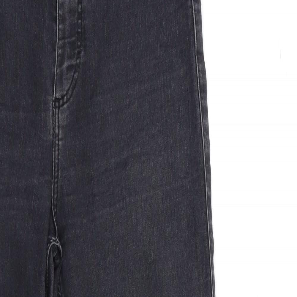 Topshop Womens Grey  Denim Skinny Jeans Size 28 in L30 in