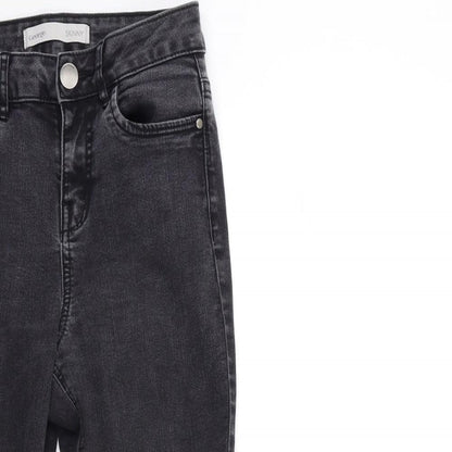 George Womens Black  Denim Skinny Jeans Size 8 L25 in