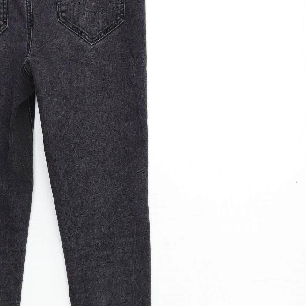 George Womens Black  Denim Skinny Jeans Size 8 L25 in