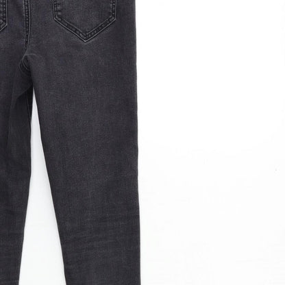 George Womens Black  Denim Skinny Jeans Size 8 L25 in