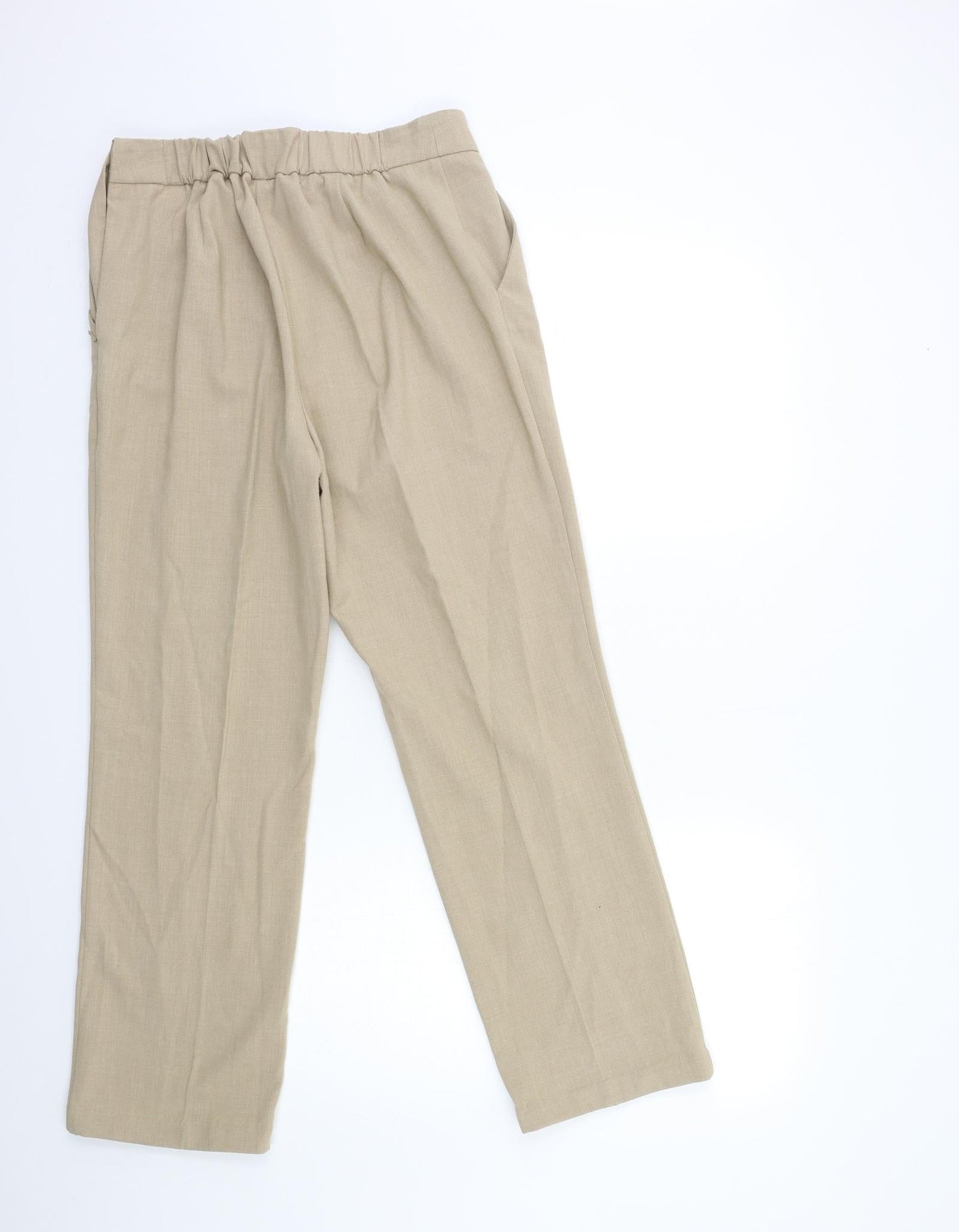 Marks and Spencer Mens Beige   Trousers  Size 18 L29 in