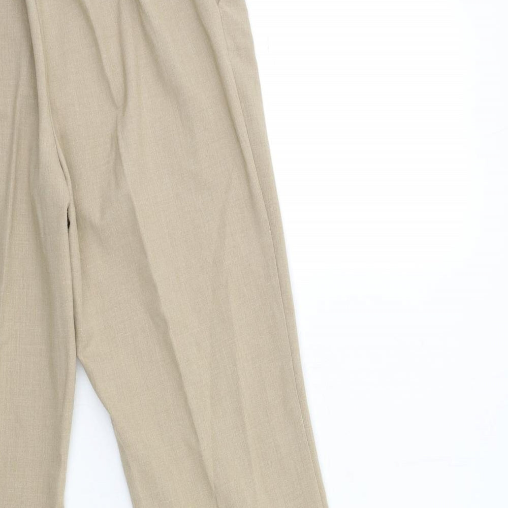 Marks and Spencer Mens Beige   Trousers  Size 18 L29 in