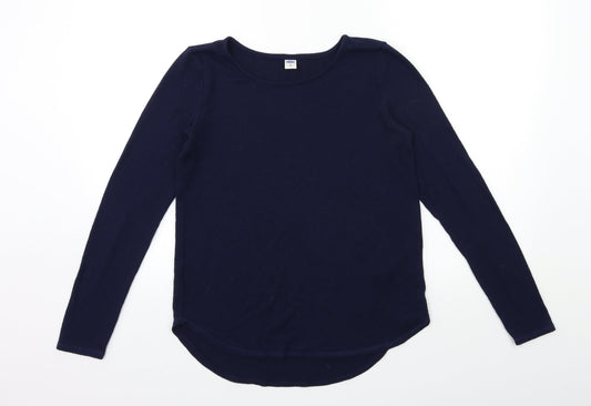 Womens UK Size XS Old Navy Blue Pullover Jumper