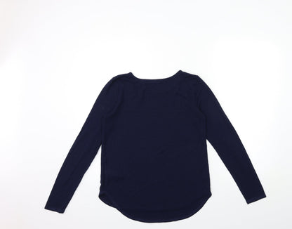 Womens UK Size XS Old Navy Blue Pullover Jumper