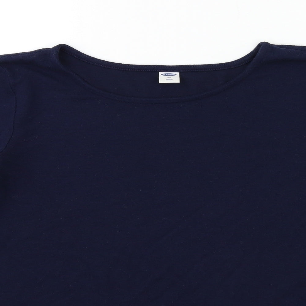 Womens UK Size XS Old Navy Blue Pullover Jumper