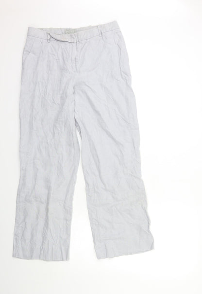 Pure Womens Grey   Windbreaker Trousers Size 12 L26 in