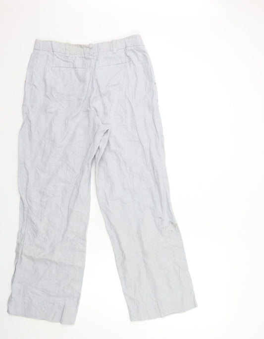 Pure Womens Grey   Windbreaker Trousers Size 12 L26 in