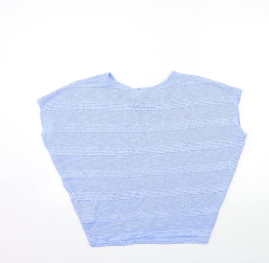 Womens UK Size S New Look Blue Pullover Jumper