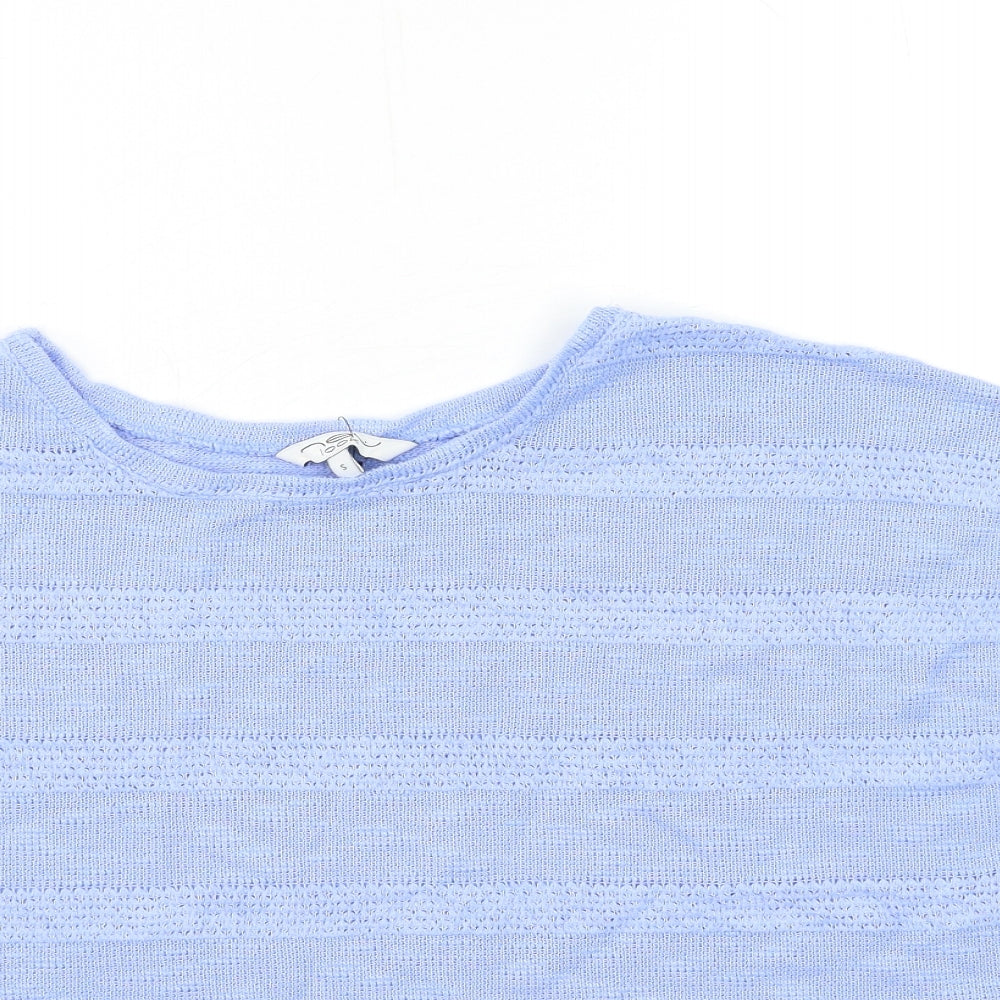 Womens UK Size S New Look Blue Pullover Jumper