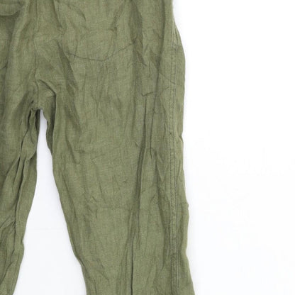 Country Road Womens Green   Trousers  Size 8 L25 in